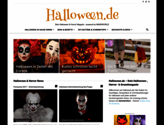 halloween.de screenshot