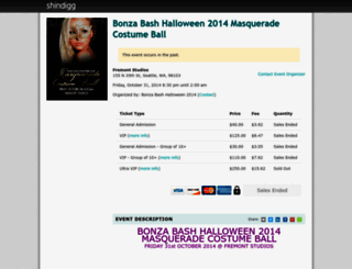 halloween2014.shindigg.com screenshot