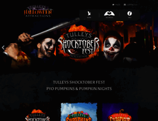 halloweenattractions.co.uk screenshot