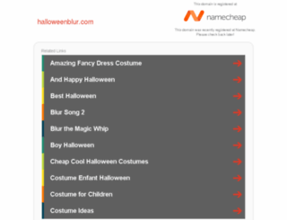 halloweenblur.com screenshot