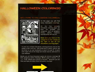 halloweencolorings.blogspot.com.au screenshot