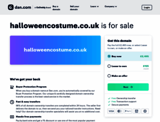 halloweencostume.co.uk screenshot