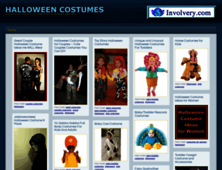 halloweencostumes.involvery.com screenshot