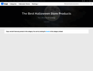 halloweencostumes.knoji.com screenshot