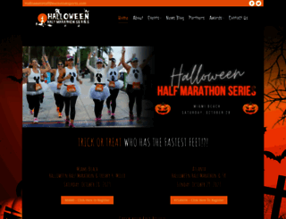 halloweenhalfmarathon.com screenshot