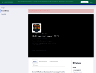 halloweenhavoc.org screenshot