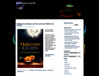 halloweenish.com screenshot