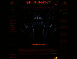 halloweenist.com screenshot