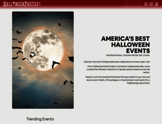 halloweenparties.com screenshot