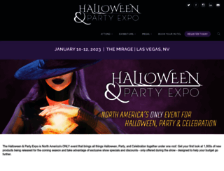 halloweenpartyexpo.com screenshot