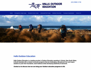 hallsoutdoored.com.au screenshot