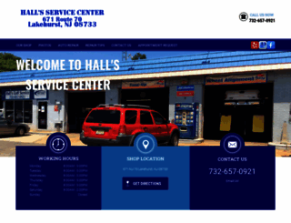 hallsservicecenter.net screenshot