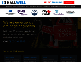 hallwell.co.uk screenshot