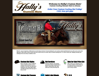 hallys-custom-hats.com screenshot
