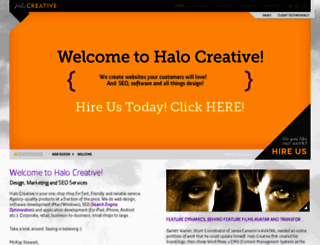 halocreativeagency.com screenshot