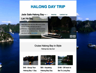 halongdaytrip.com screenshot