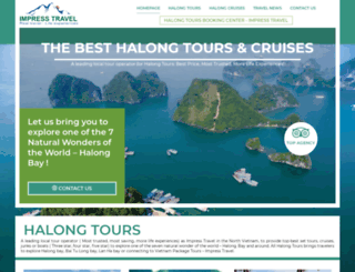 halongtours.biz screenshot