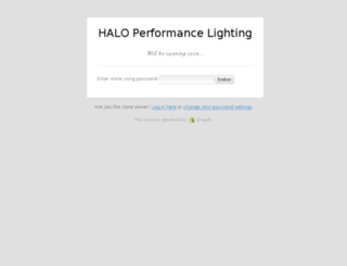 haloperformancelighting.com.au screenshot