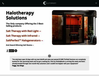halotherapysolutions.com screenshot