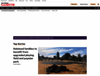 halsteadgazette.co.uk screenshot