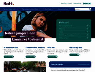 halt.nl screenshot