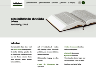 haltefest.ch screenshot