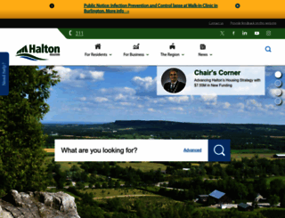 halton.ca screenshot