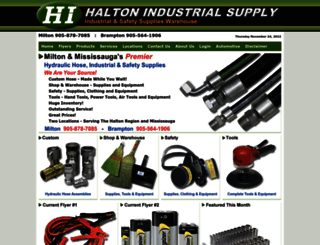 haltonindustrial.net screenshot