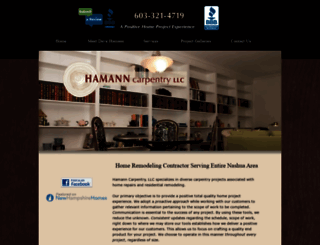 hamanncarpentry.com screenshot