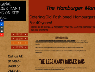 hamburgermancatering.com screenshot