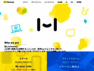 hamee.co.jp screenshot
