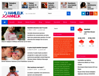 hamilelikveannelik.com screenshot