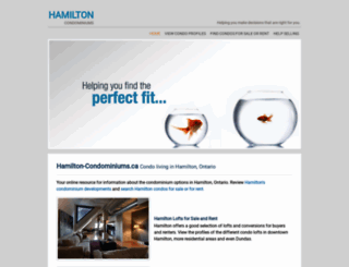 hamilton-condominiums.ca screenshot