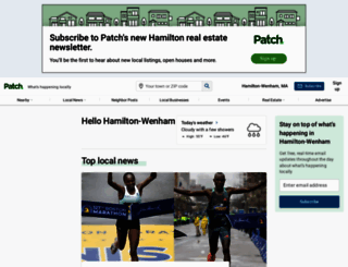 hamilton-wenham.patch.com screenshot