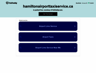 hamiltonairporttaxiservice.ca screenshot