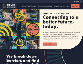 hamiltonce.com screenshot