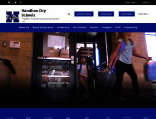 hamiltoncityschools.com screenshot