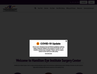 hamiltoneyesurgery.com screenshot