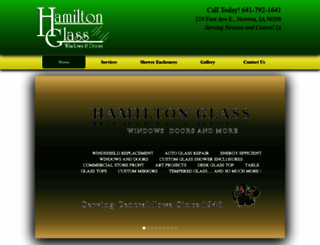 hamiltonglass.com screenshot