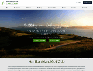 hamiltonislandgolfclub.com.au screenshot