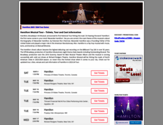 hamiltonmusicaltour.com screenshot