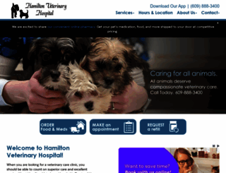 hamiltonvet.net screenshot
