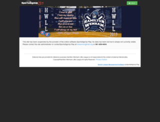 hamiltonwenhamlittleleague.siplay.com screenshot