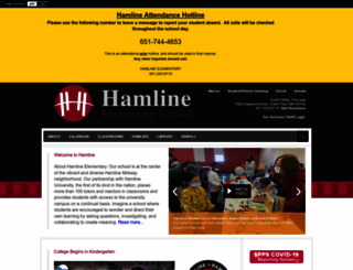 hamline.spps.org screenshot