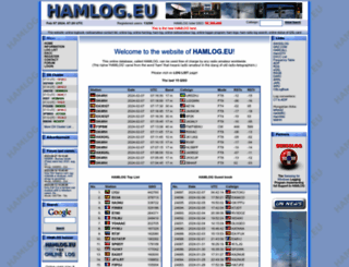 hamlog.eu screenshot