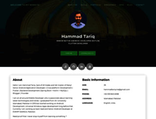 hammad-tariq.com screenshot