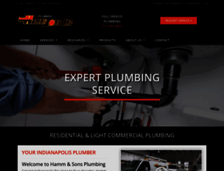 hammandsons.plumbing screenshot