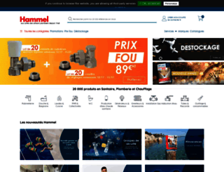 hammel.fr screenshot