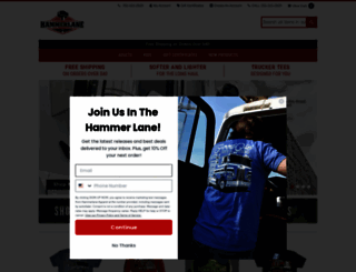 hammerlaneusa.com screenshot