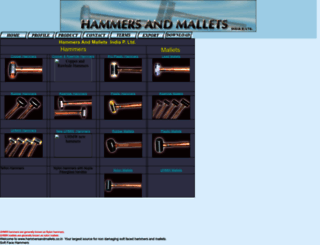 hammersandmallets.co.in screenshot